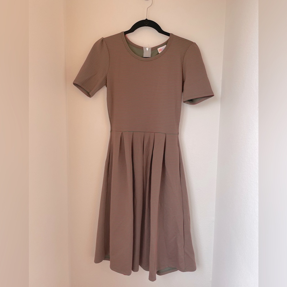 LuLaRoe Amelia Striped Dress